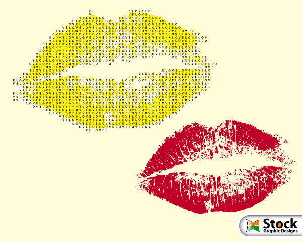 Free Lips Vector | Vector & Photoshop Brushes | Stock Graphic Designs