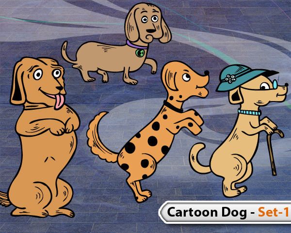 Cartoon Dogs -Set-1