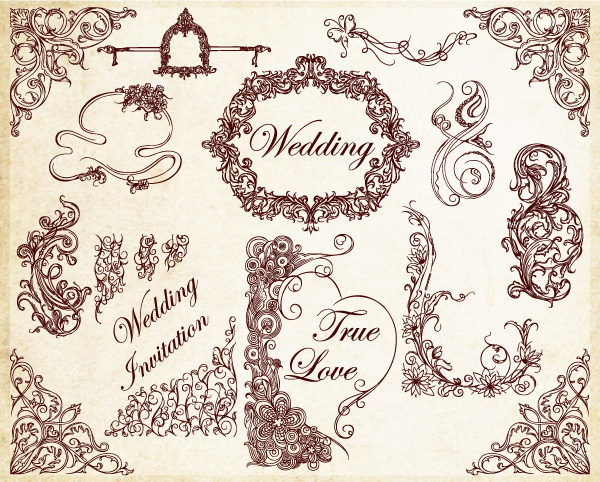 decorative wedding borders