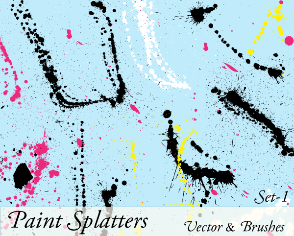 paint splatter brushes illustrator free download