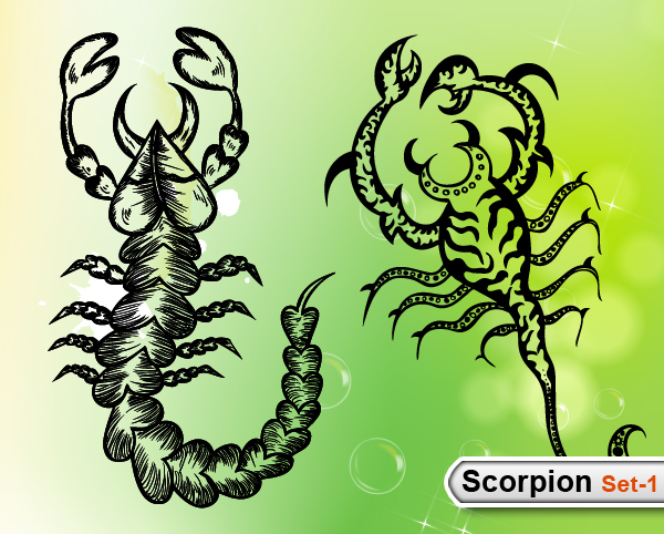 Scorpions Vector -Set-1