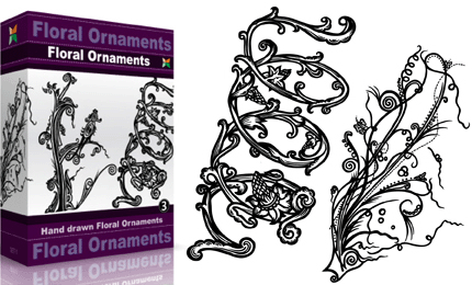 Floral Ornaments – Set.1 | Vol : 3