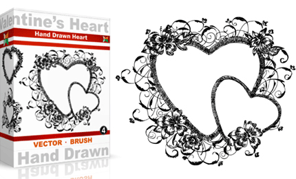 Vol.4 : Hand Drawn Valentine’s Heart