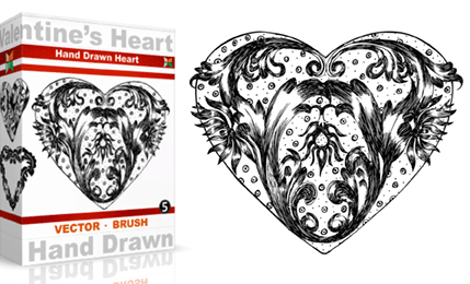 Vol.5 : Hand Drawn Valentine’s Heart
