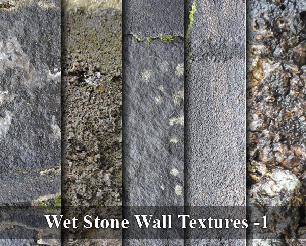 Wet Stone Wall Textures -1